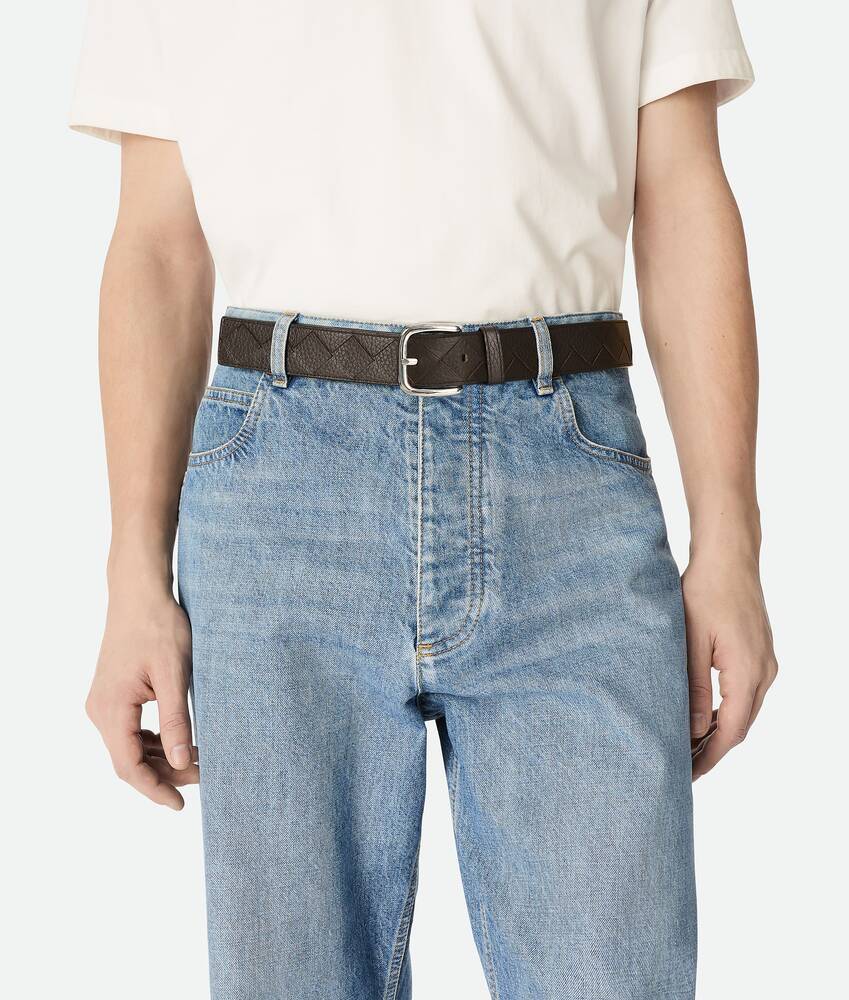 Bottega Veneta Intrecciato Taurillon Belt