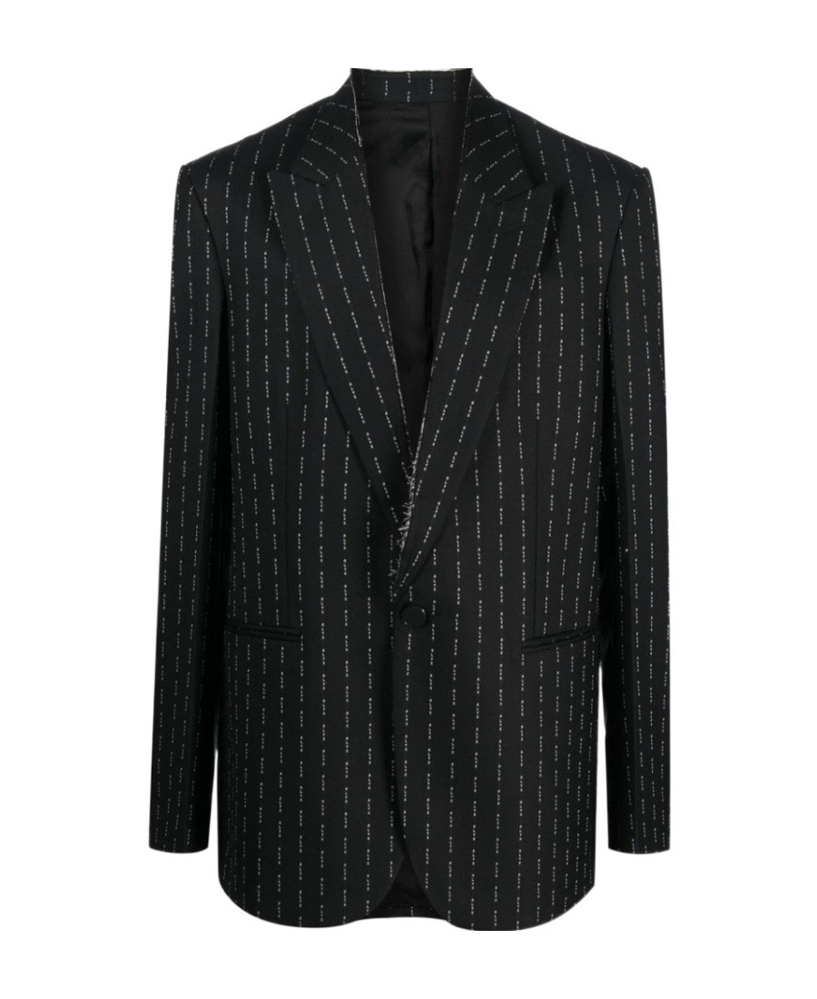 Alyx Embroidered Wool-cashmere Blazer In Black
