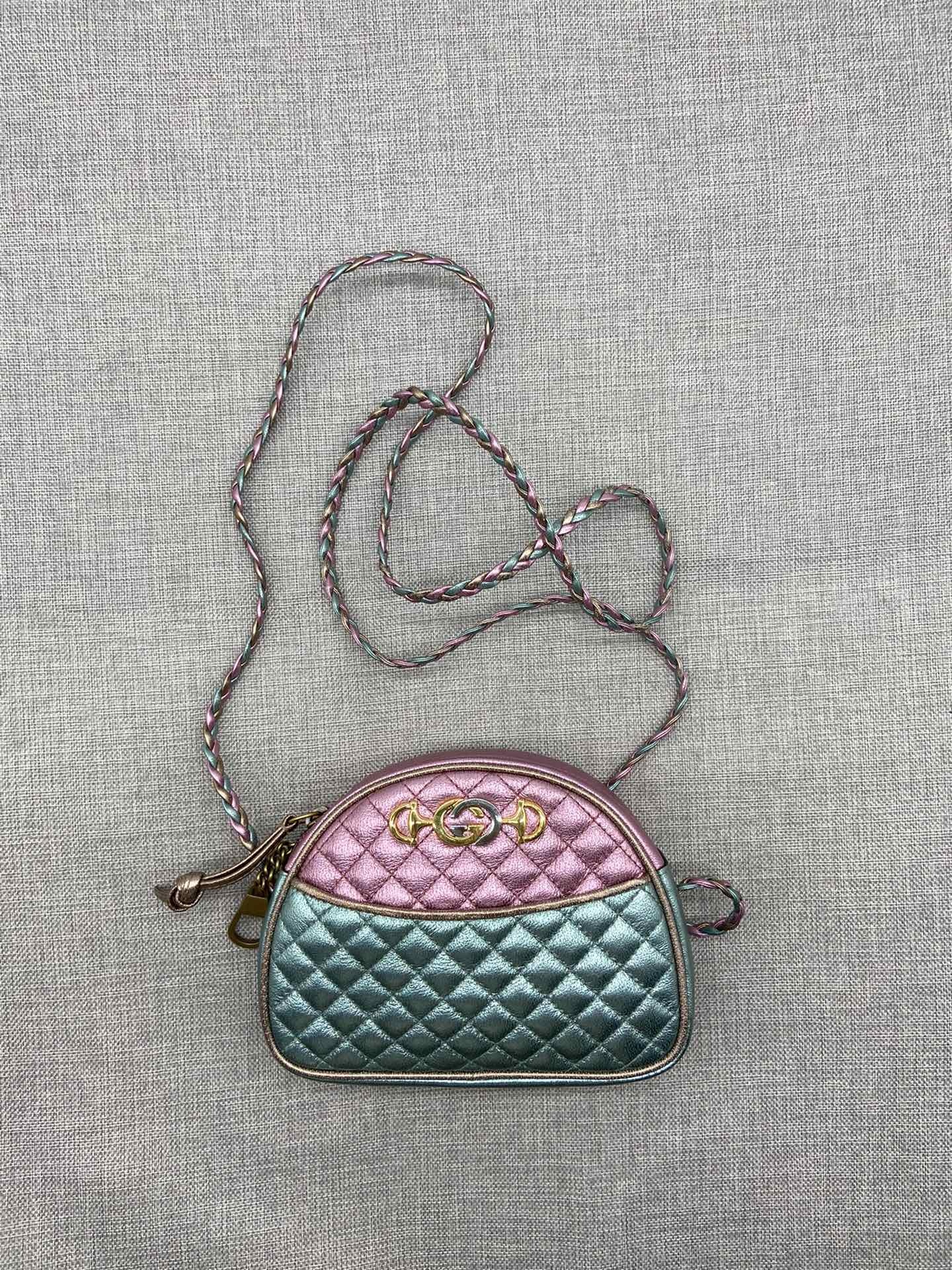 Gucci Jolin Tsai's Same Color Matching Shoulder Bag