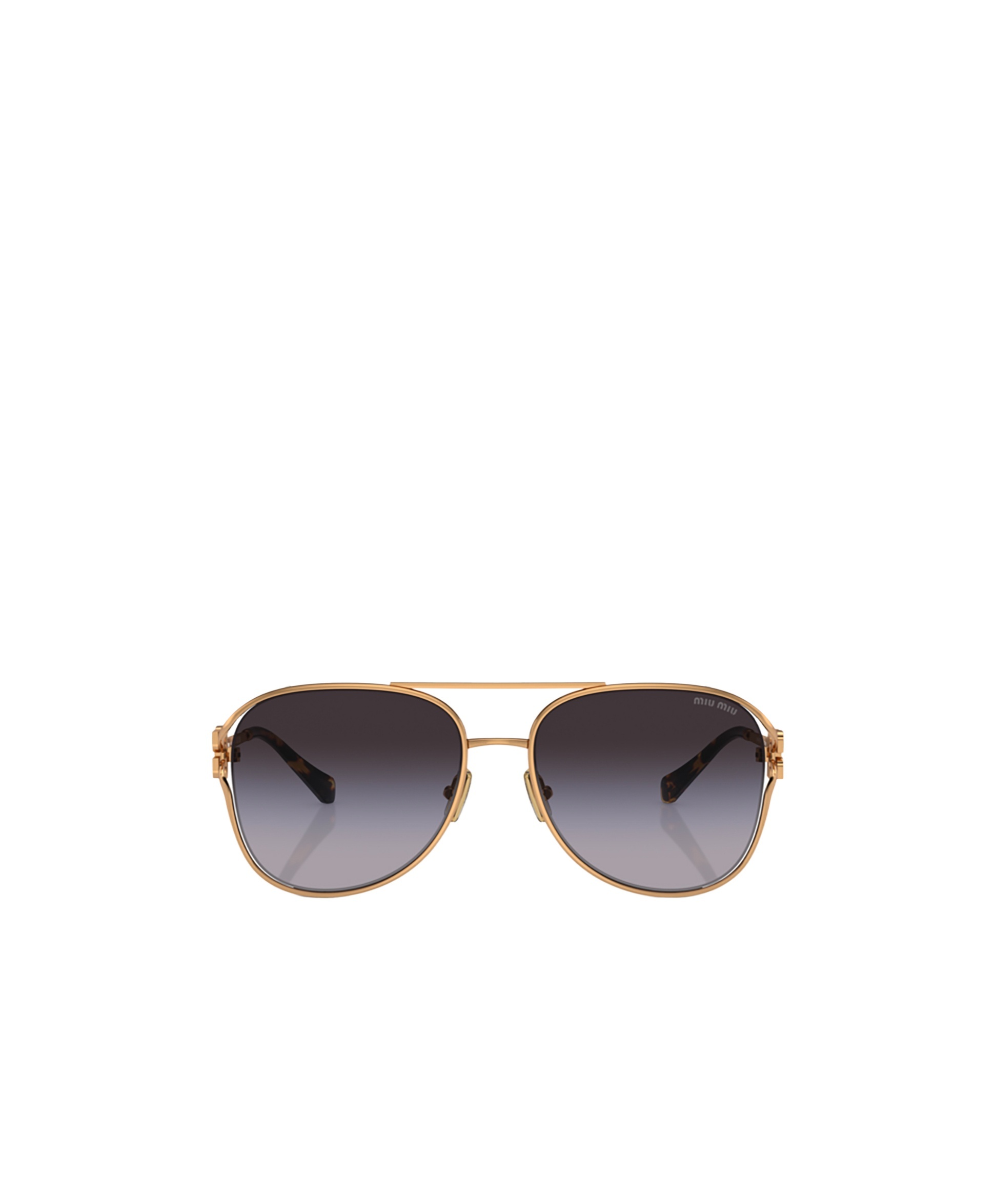 Miu Miu Pilot-frame Sunglasses In Black