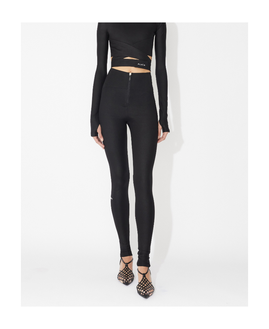 ALAÏA ALAÏA SCULPTING JERSEY LEGGINGS