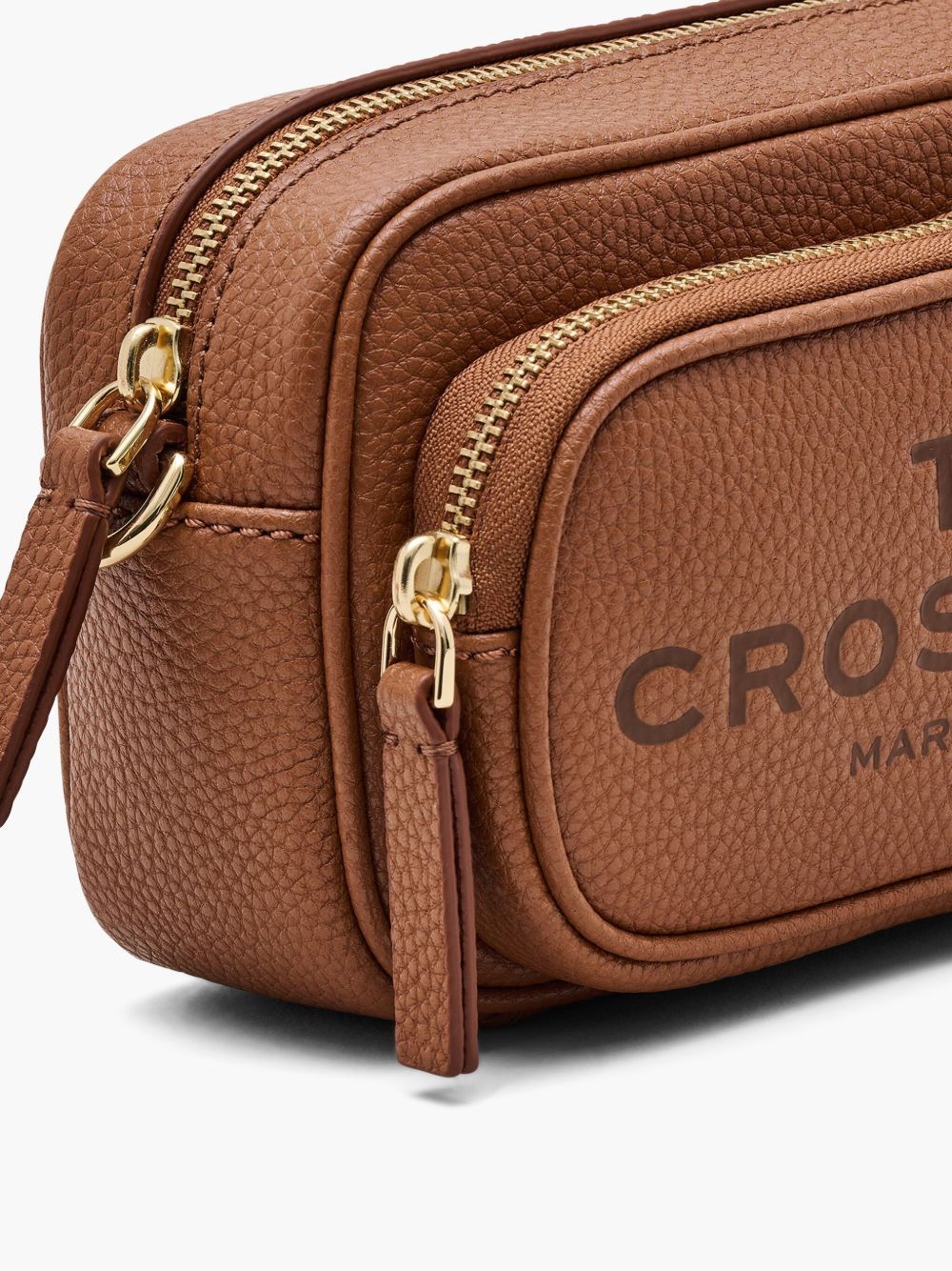 Marc Jacobs The Crossbody Tote Leather Bag Argan Color In Brown