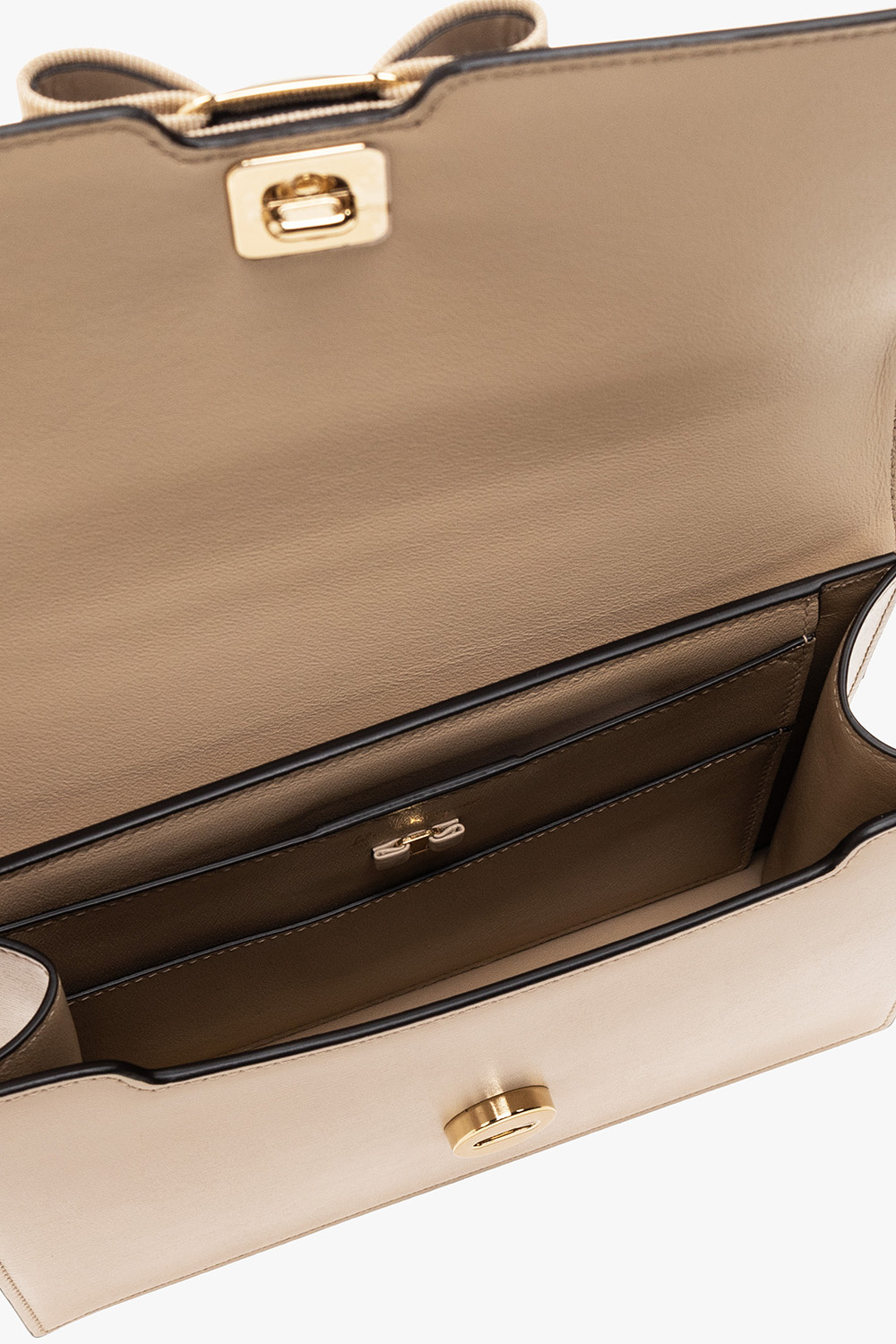 Ferragamo Bow Button Single Shoulder Bag