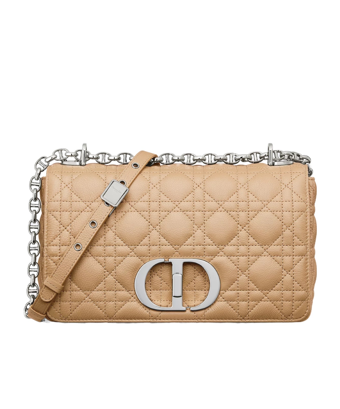 Shop Dior Mid-size Caro Shoulder Bag In Brown