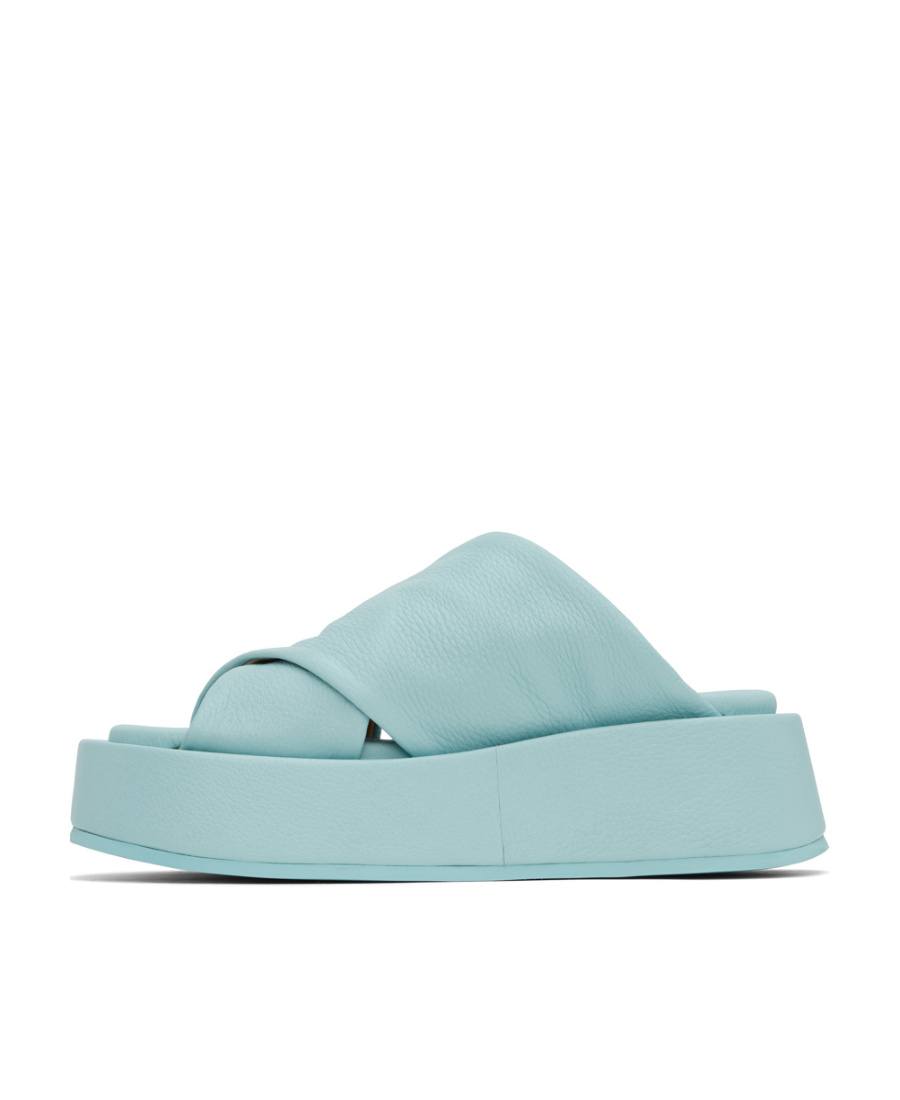 Marsèll Chunky Platform Slip-on Sandals In Blue