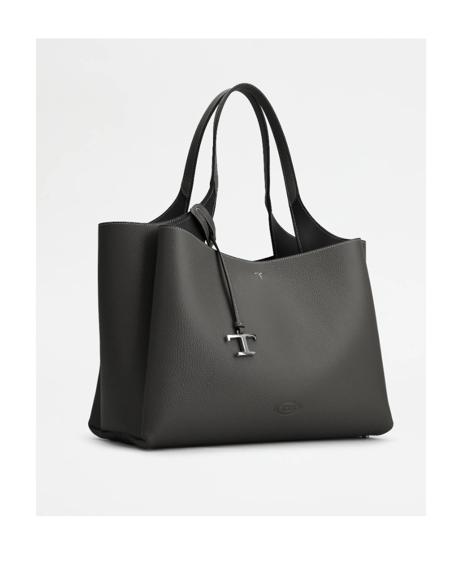 Tod's Medium Leather Shoulder Bag In Black