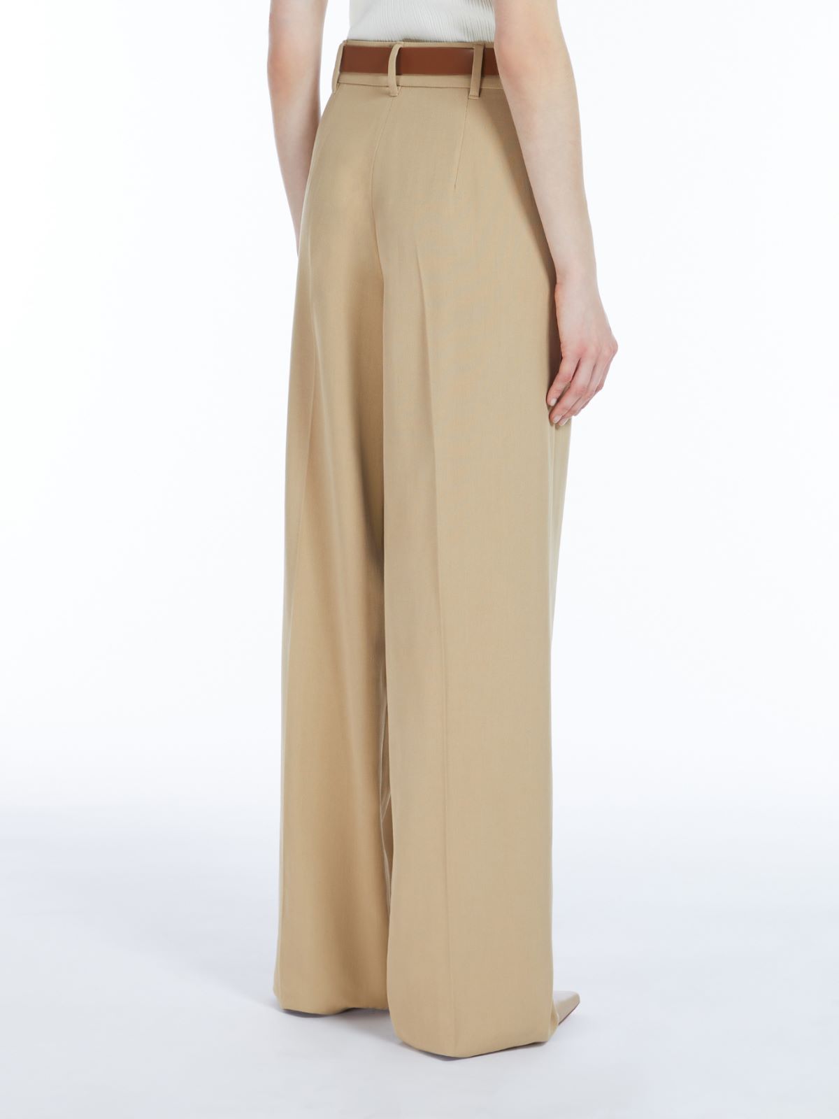 Max Mara Studio Pants In Nude