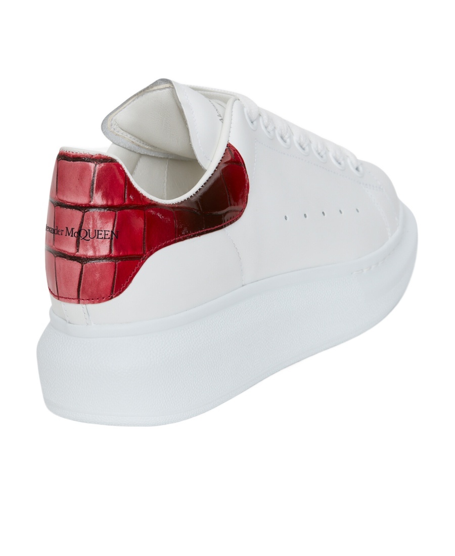 Alexander Mcqueen Oversized Lace-up Sneakers In White