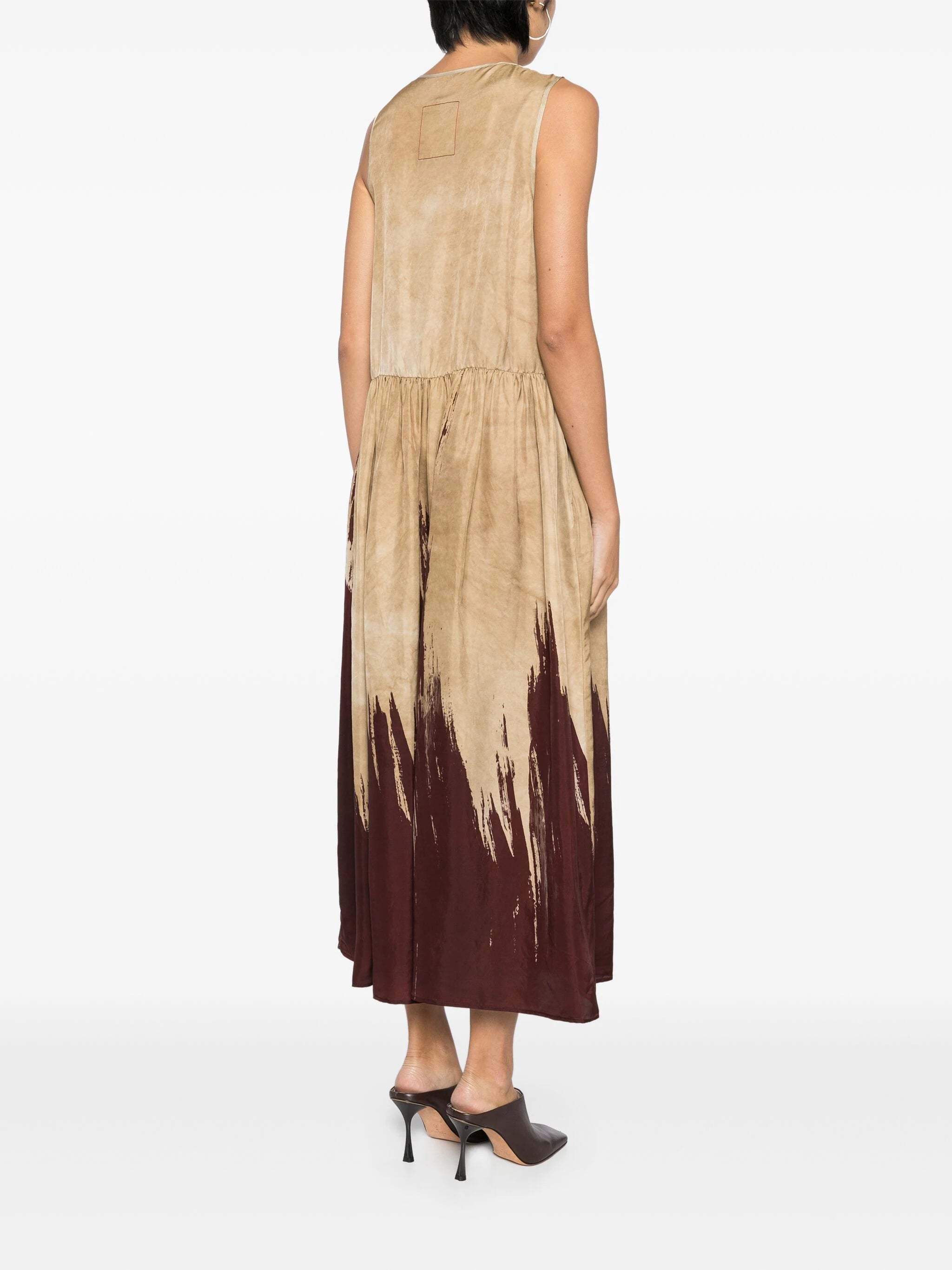 Uma Wang Moulay.d129 Ardal Dress In Nude