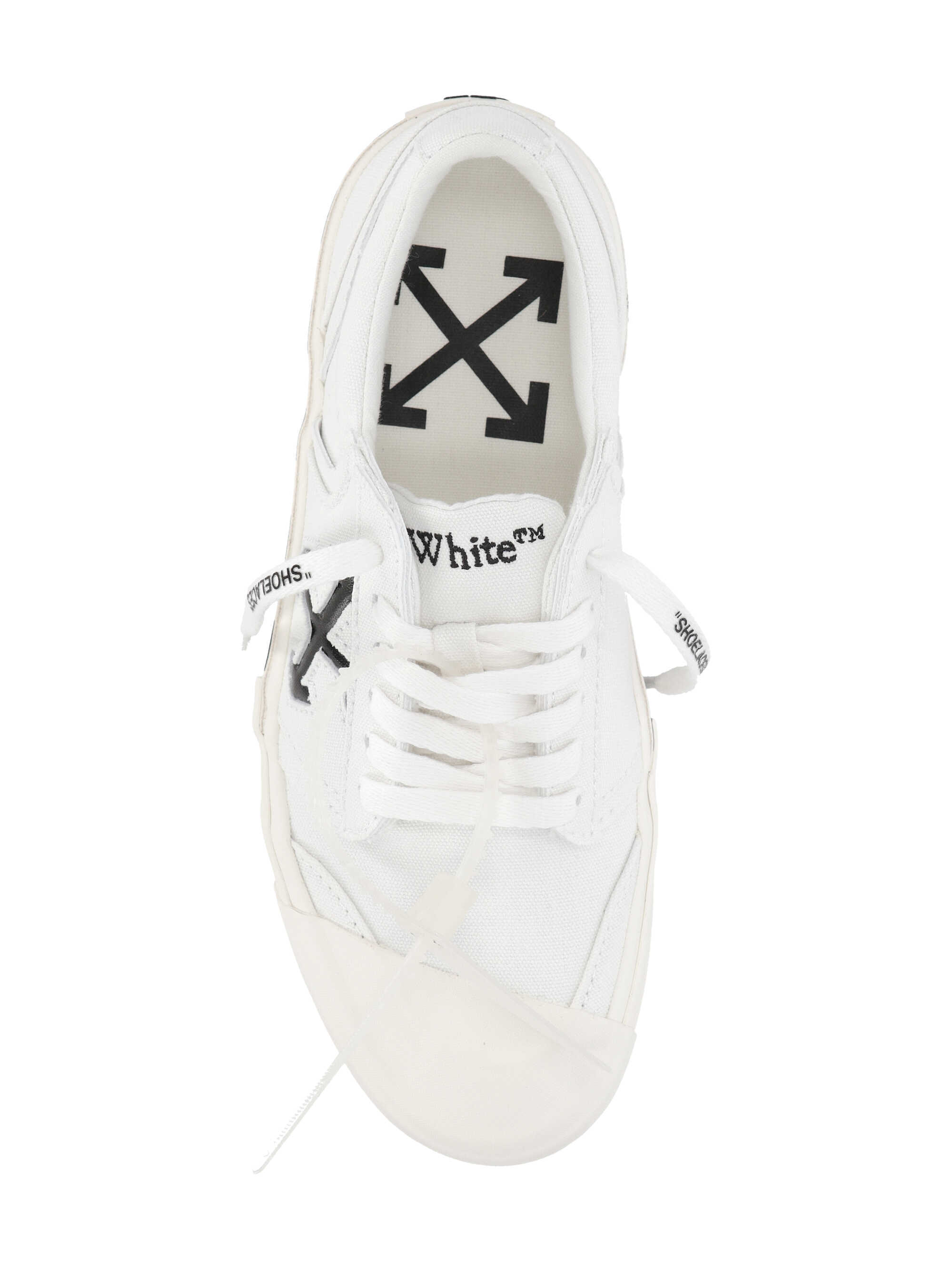 Off-white Lace-up Low-top Casual Shoes In White