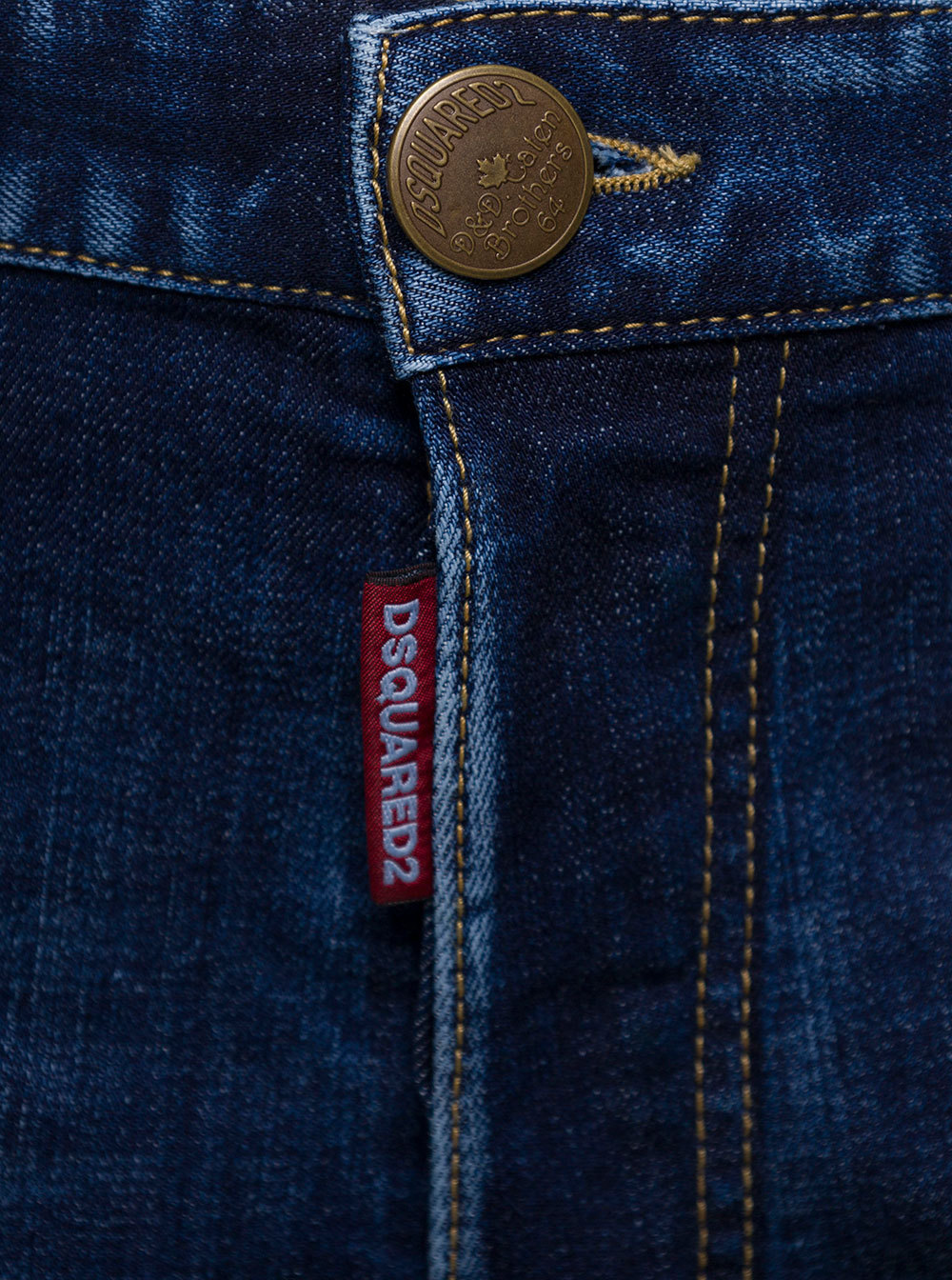 DSQUARED2 LOW-RISE STRAIGHT-LEG JEANS