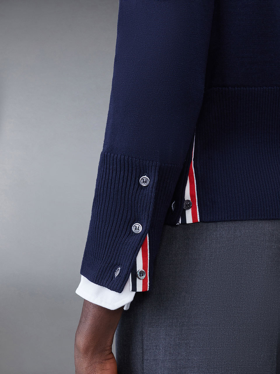 Thom Browne Jersey "hector" In Black
