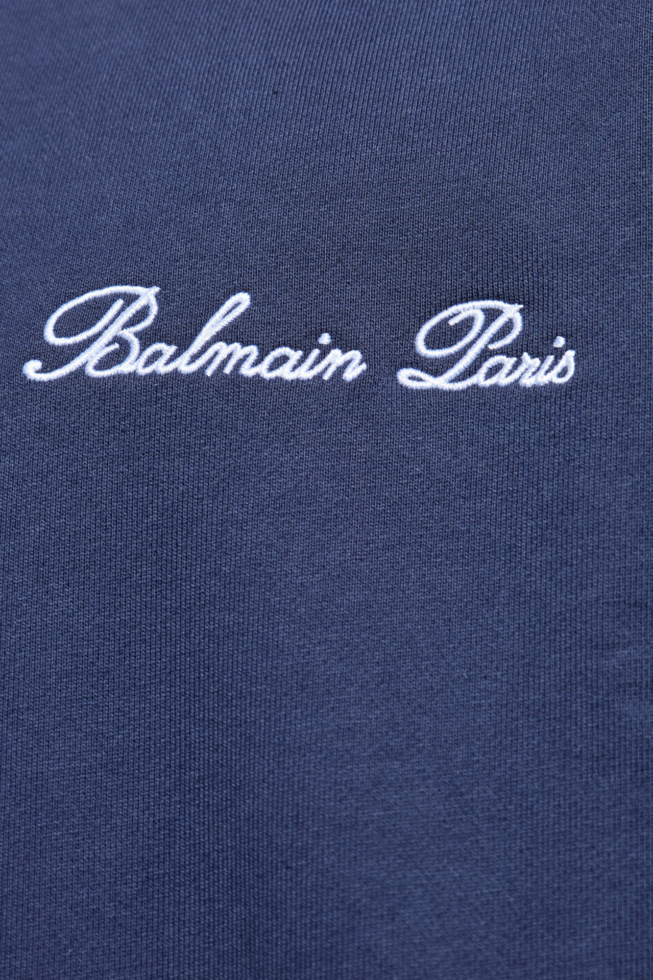 Balmain Long Sleeve Sweatshirt In Blue