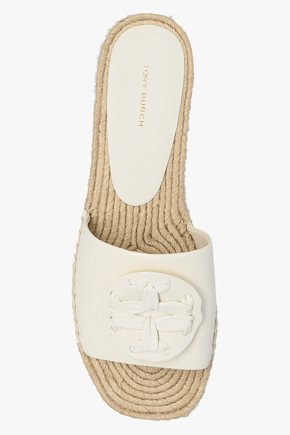 Tory Burch Slider-espadrillas In White