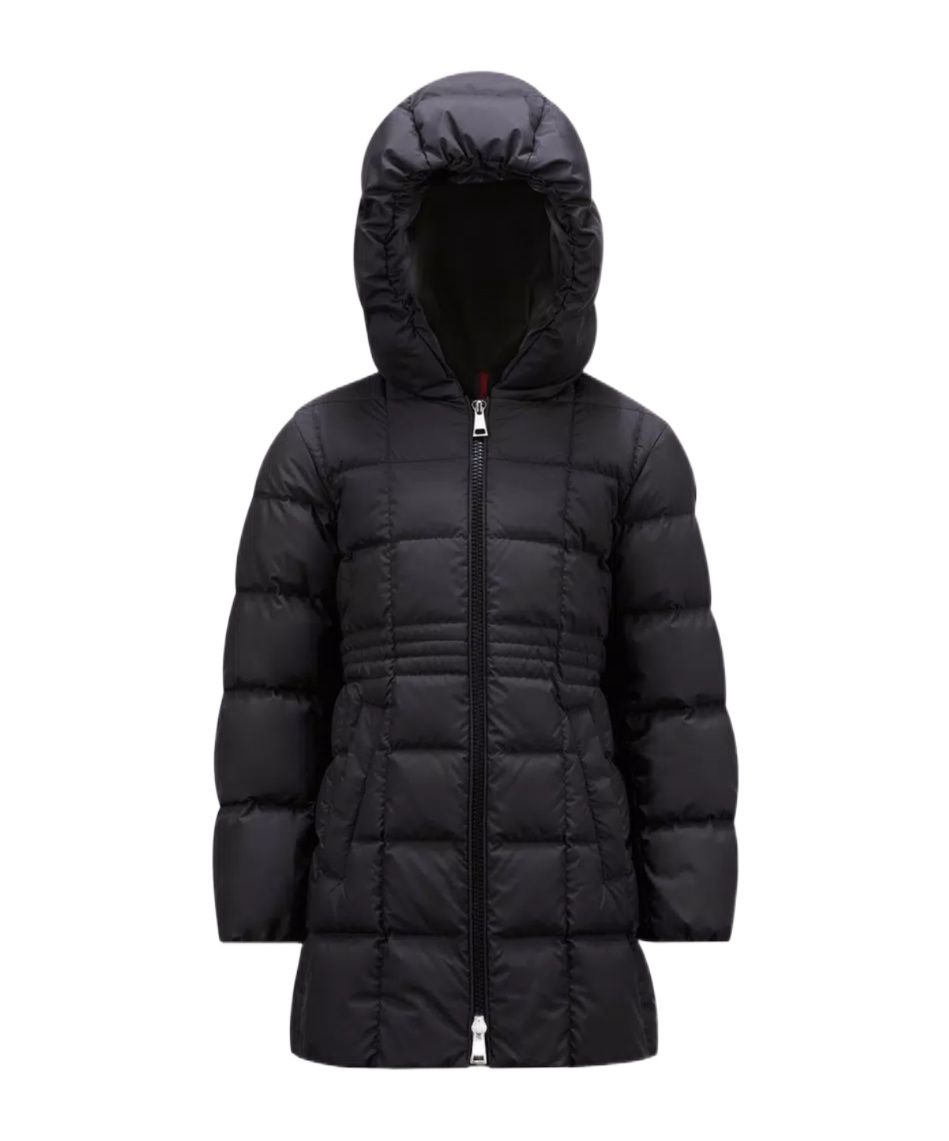 Moncler Enfant Arina Hooded Down Jacket In Black