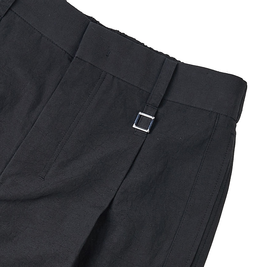 Wooyoungmi Waistband Loop Casual Pants In Black