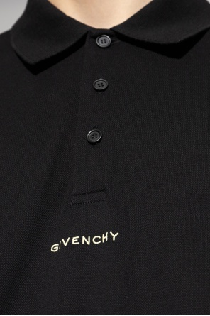 Givenchy Polo Con Logo In Black
