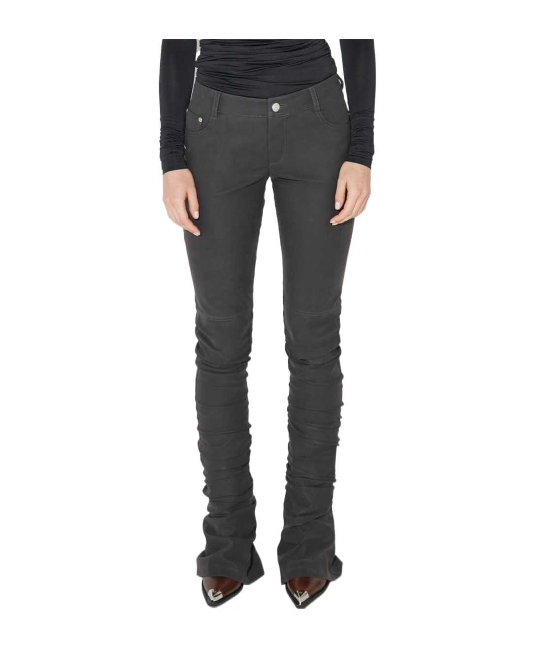 Misbhv Pleated Casual Pants In Black