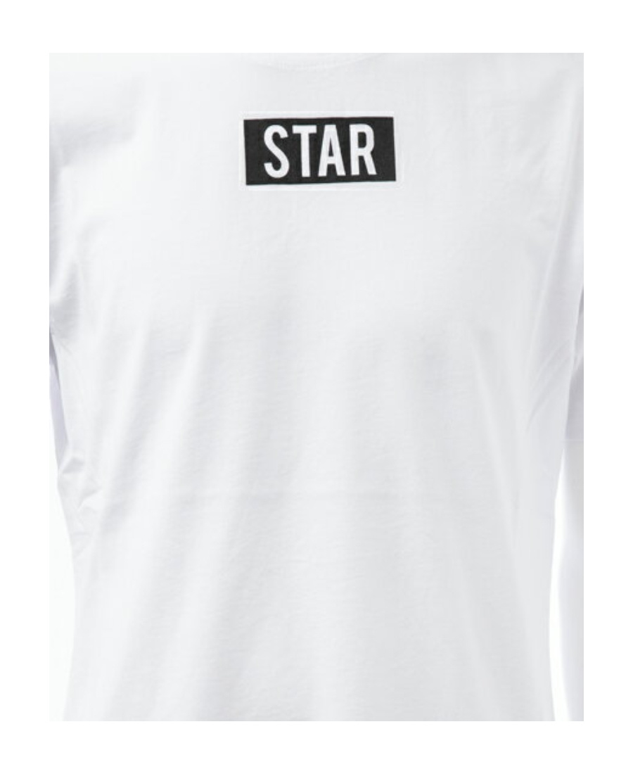 Hydrogen Round-necked Logo T-shirt In White