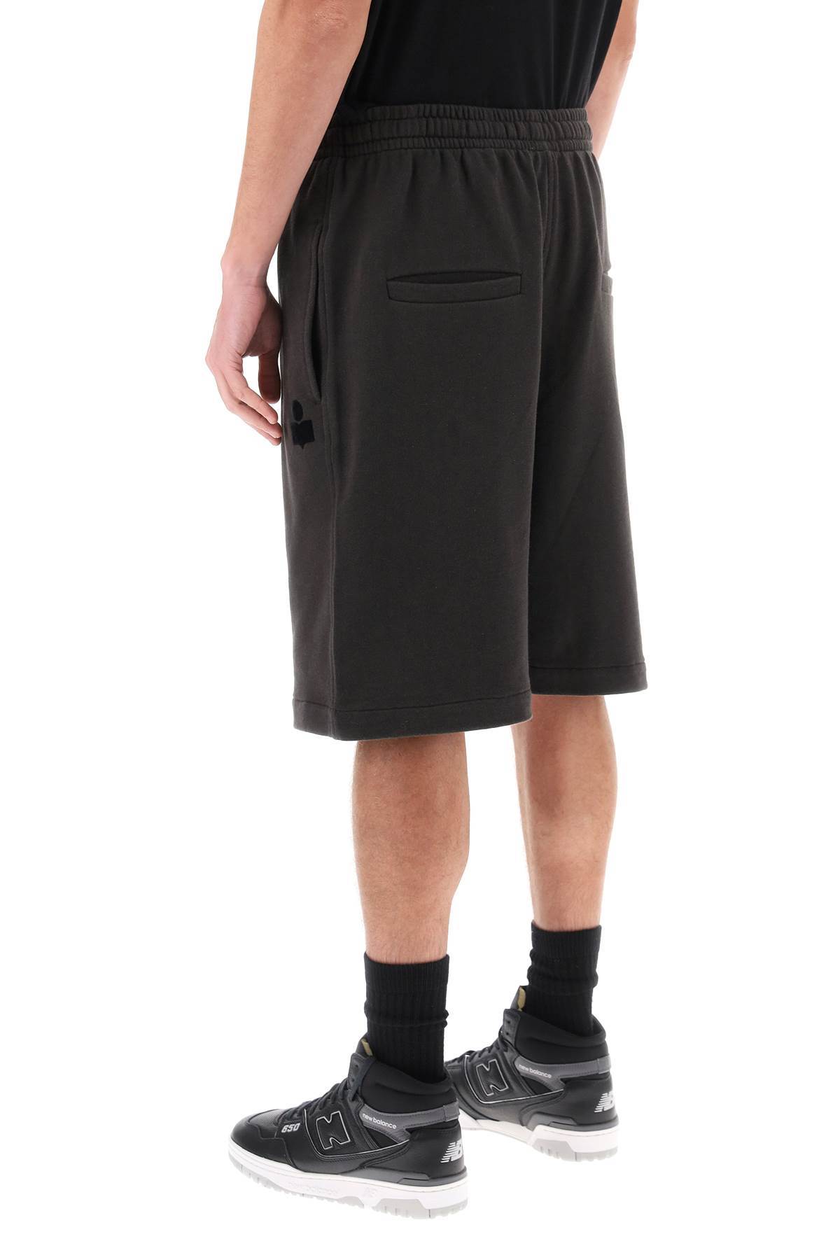 Isabel Marant Mahelo Sweatshorts In Black
