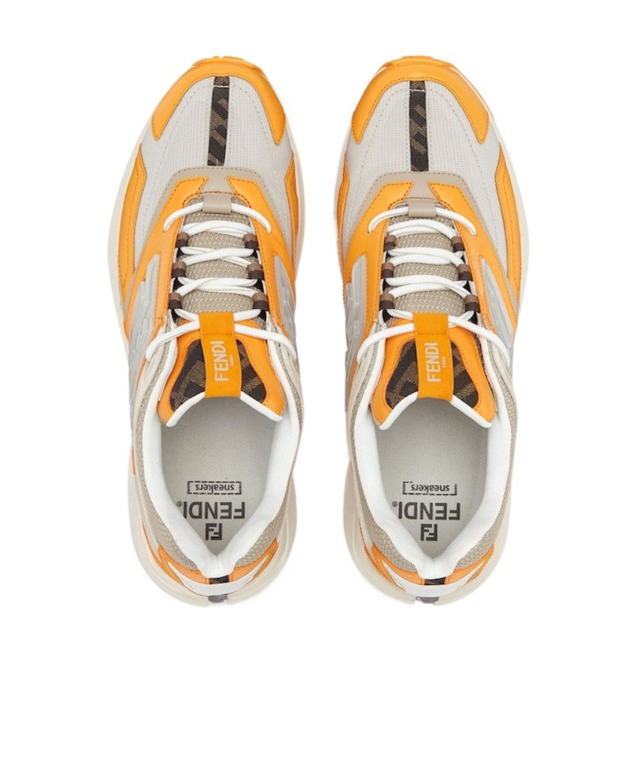 Fendi Faster Sports Shoes In White