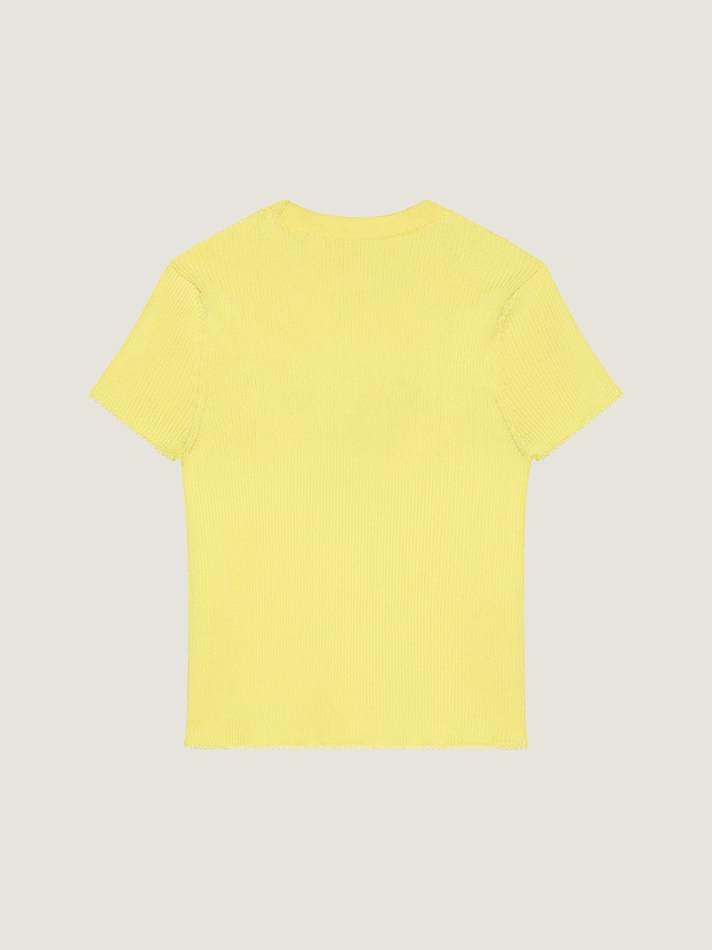 Givenchy Cropped Top In Fine Rib In Neutral