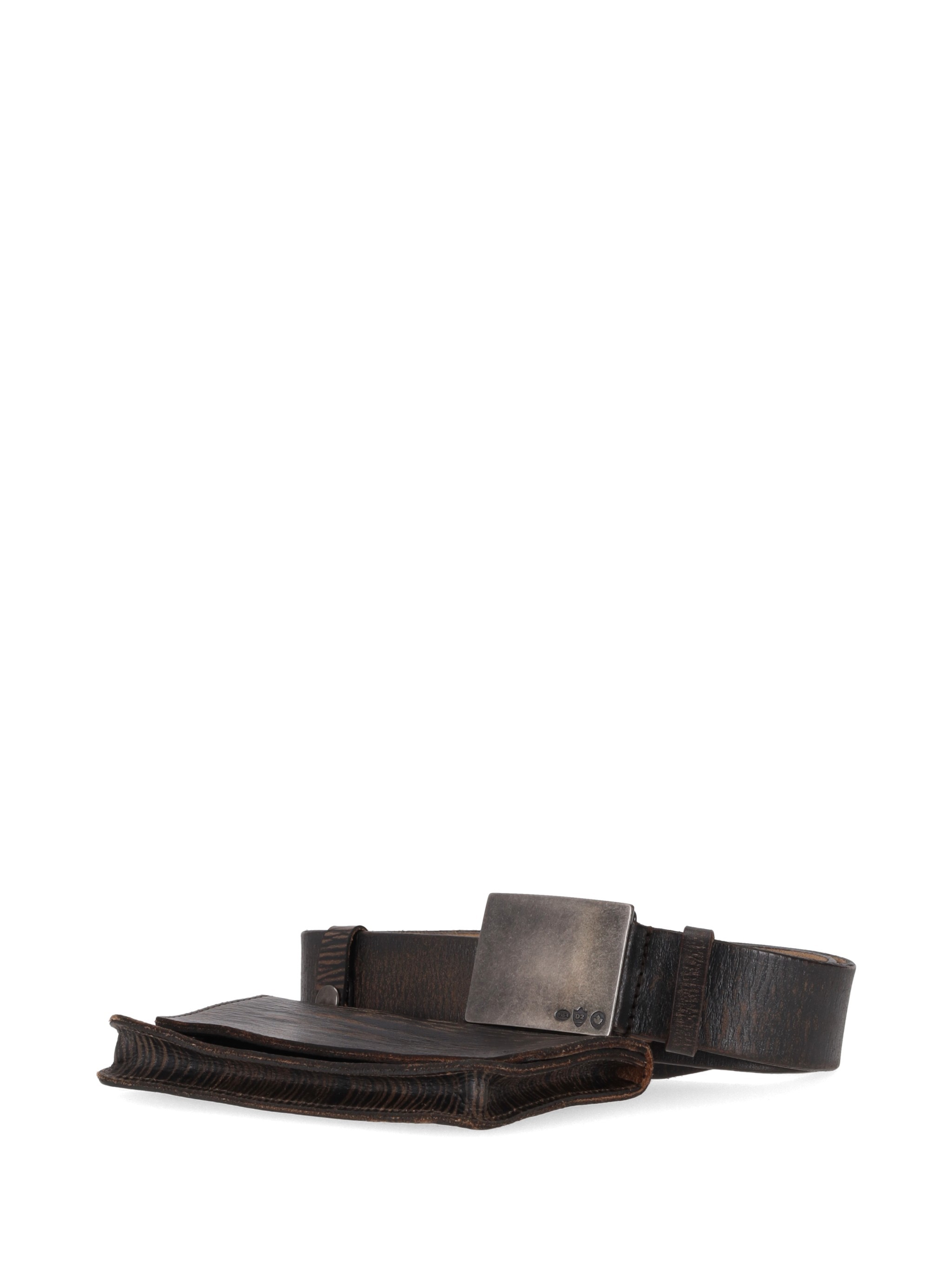 Dsquared2 Medallion Belt In Black
