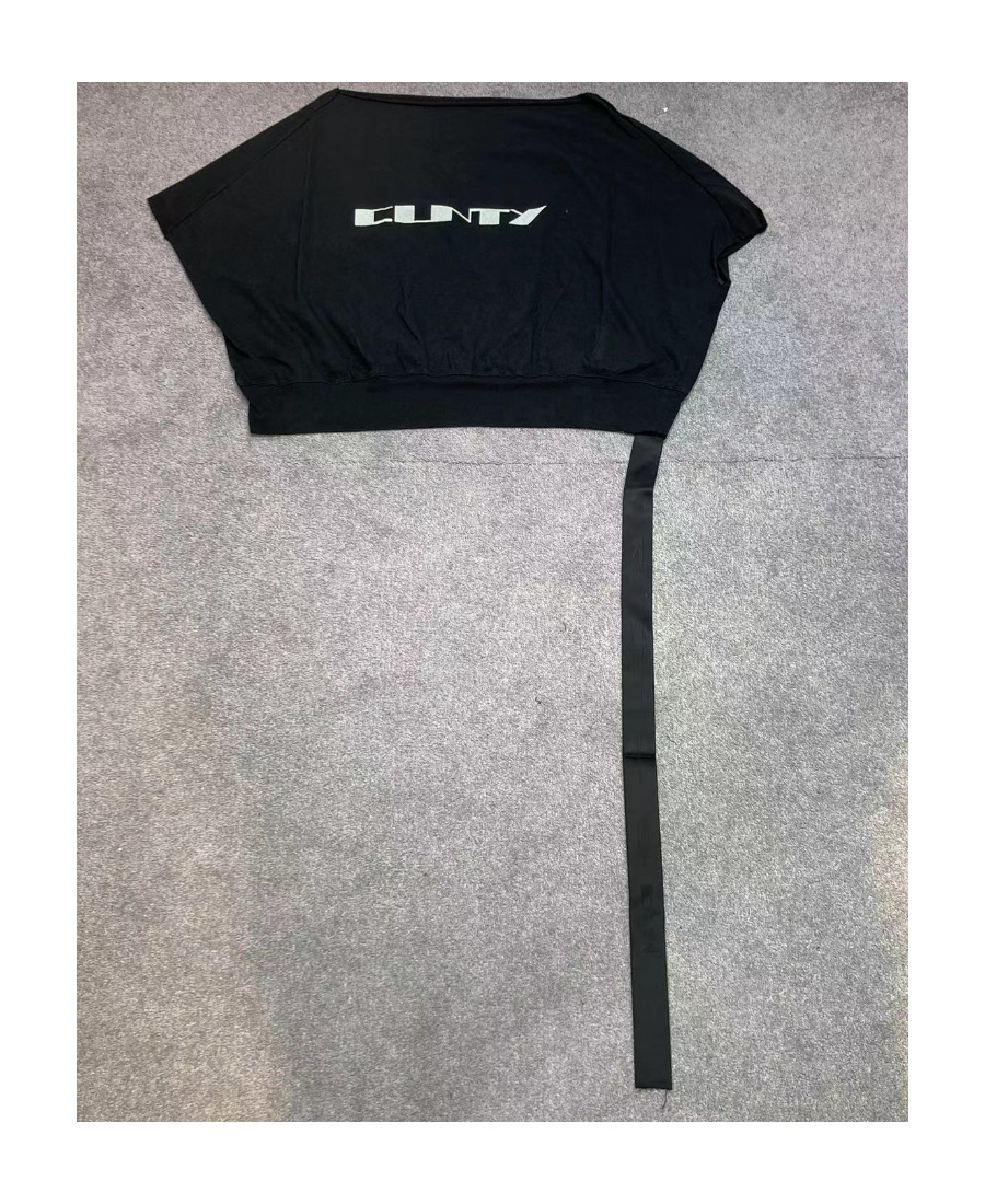 Rick Owens Drkshdw Dagger Graphic-print T-shirt In Black