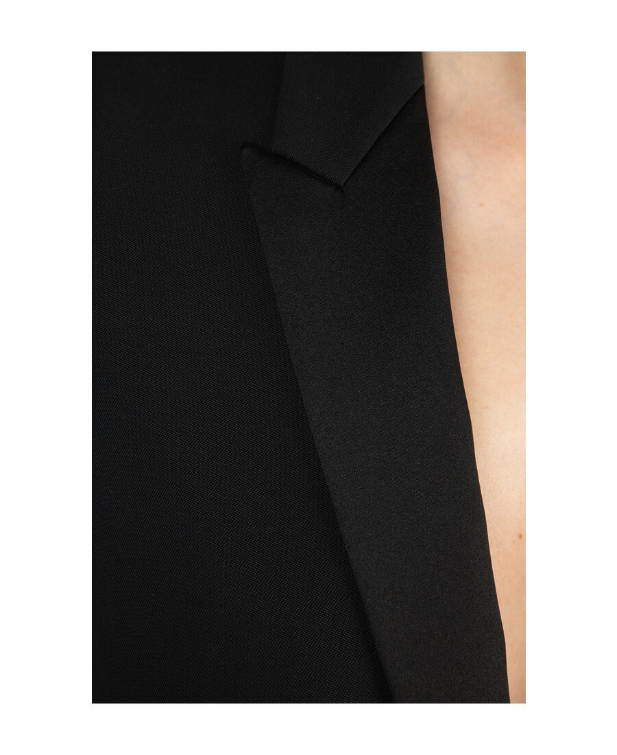 Saint Laurent Single-breasted Blazer In Black