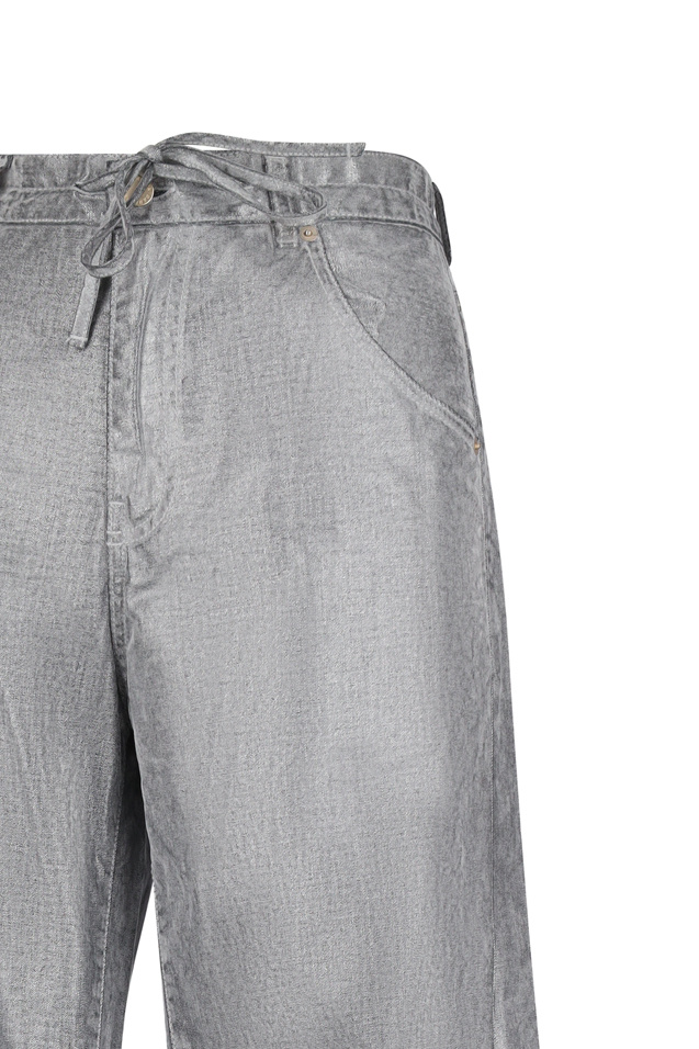 Darkpark Iris - Paper Bag Lurex Flock Denim In Gray