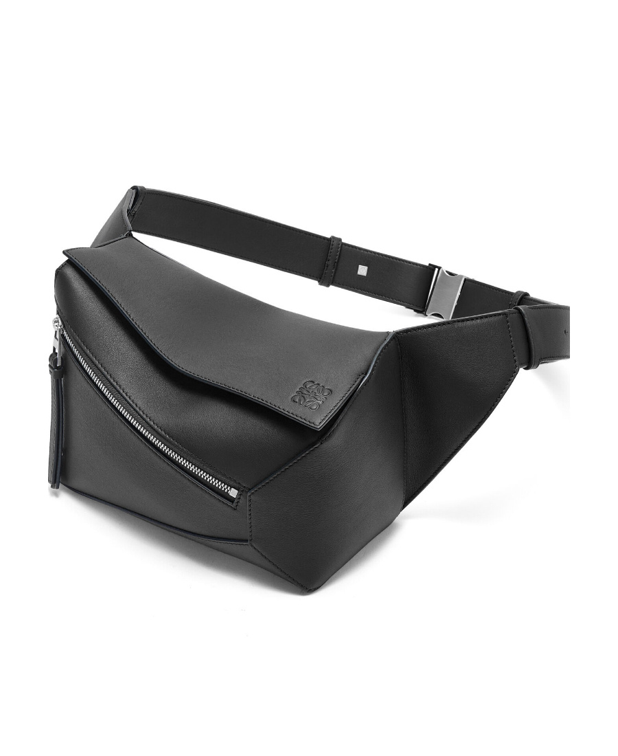 Loewe Small Puzzle Bumbag In Black