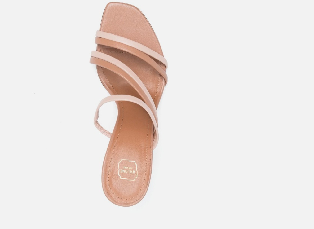 Malone Souliers Two-tone Slip-on Mules In Nude
