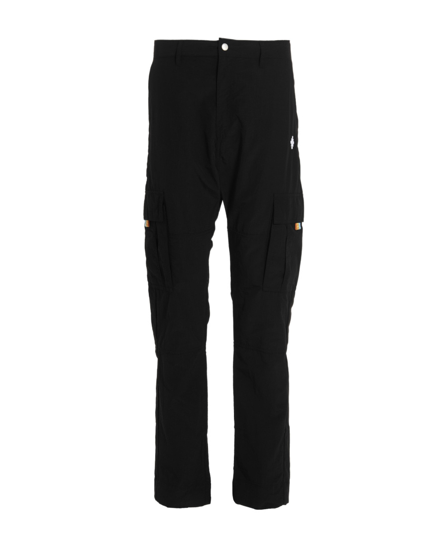 Marcelo Burlon County Of Milan Marcelo Burlon Nylon Cargo Pants In Black