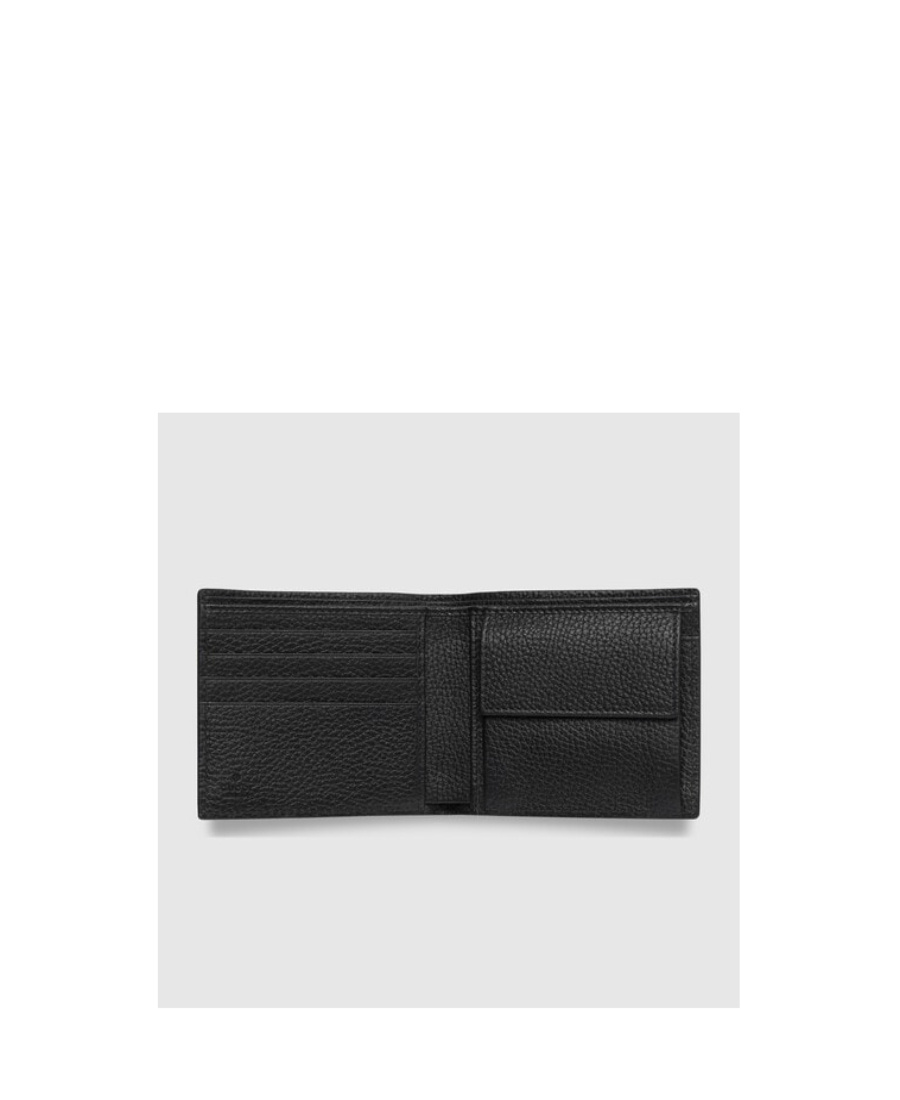 Gucci Jumbo Gg Leather Wallet In Black