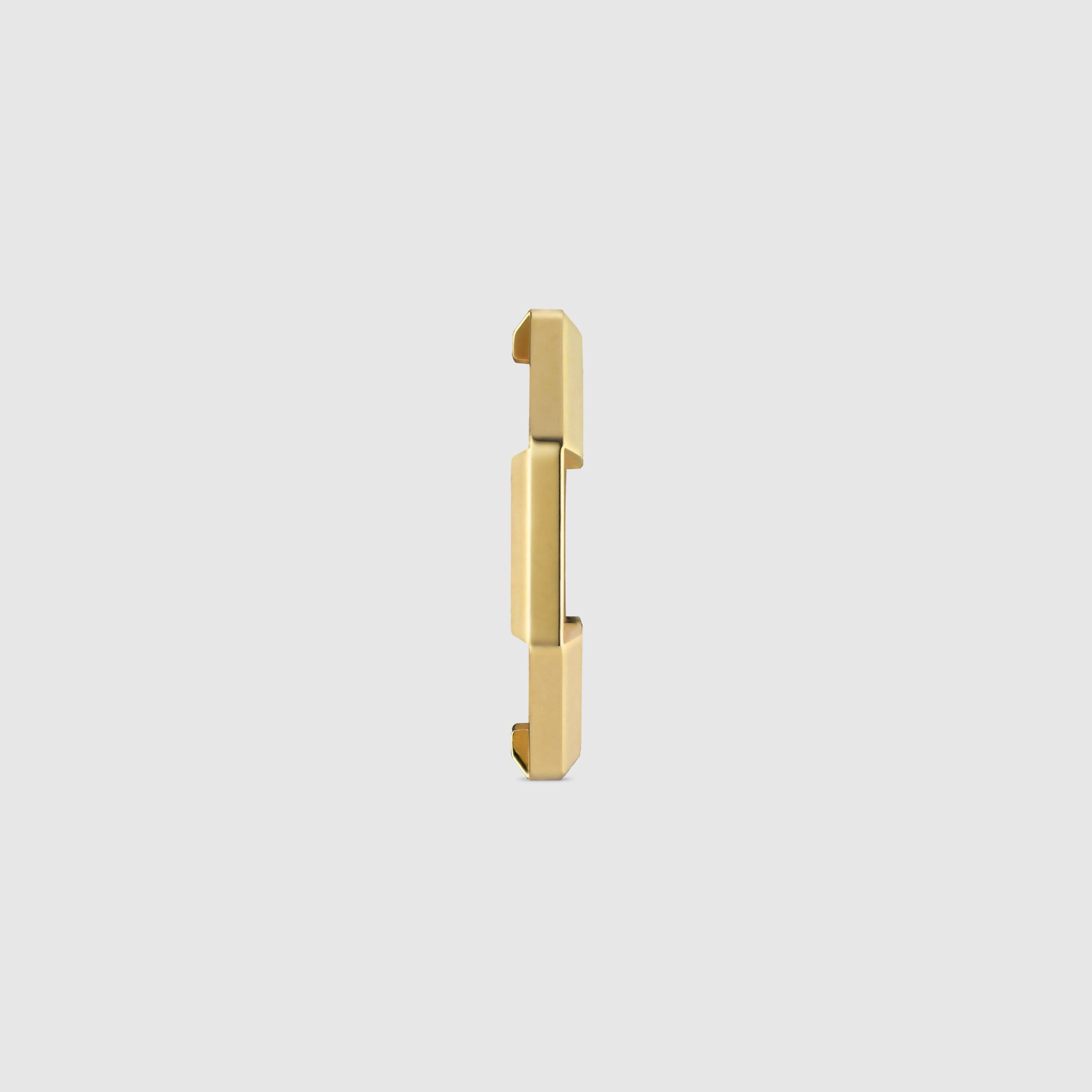 Gucci Link To Love Mirrored Ring In Burgundy