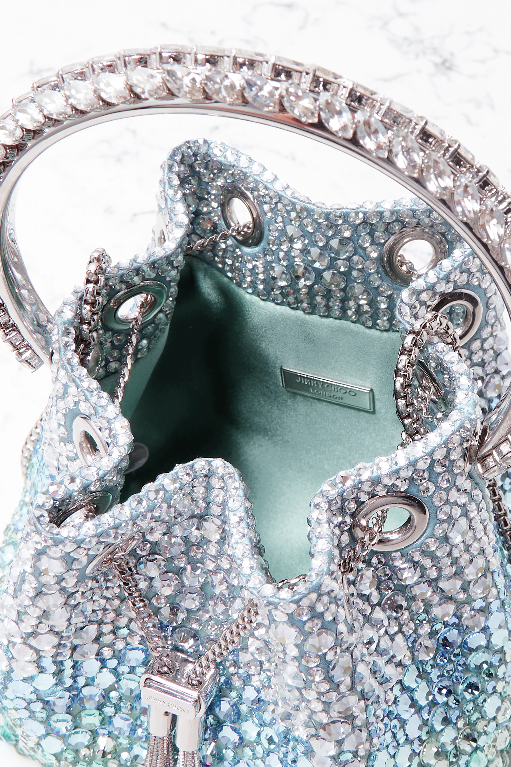 Jimmy Choo Bon Bon Bucket Bag In Multicolor