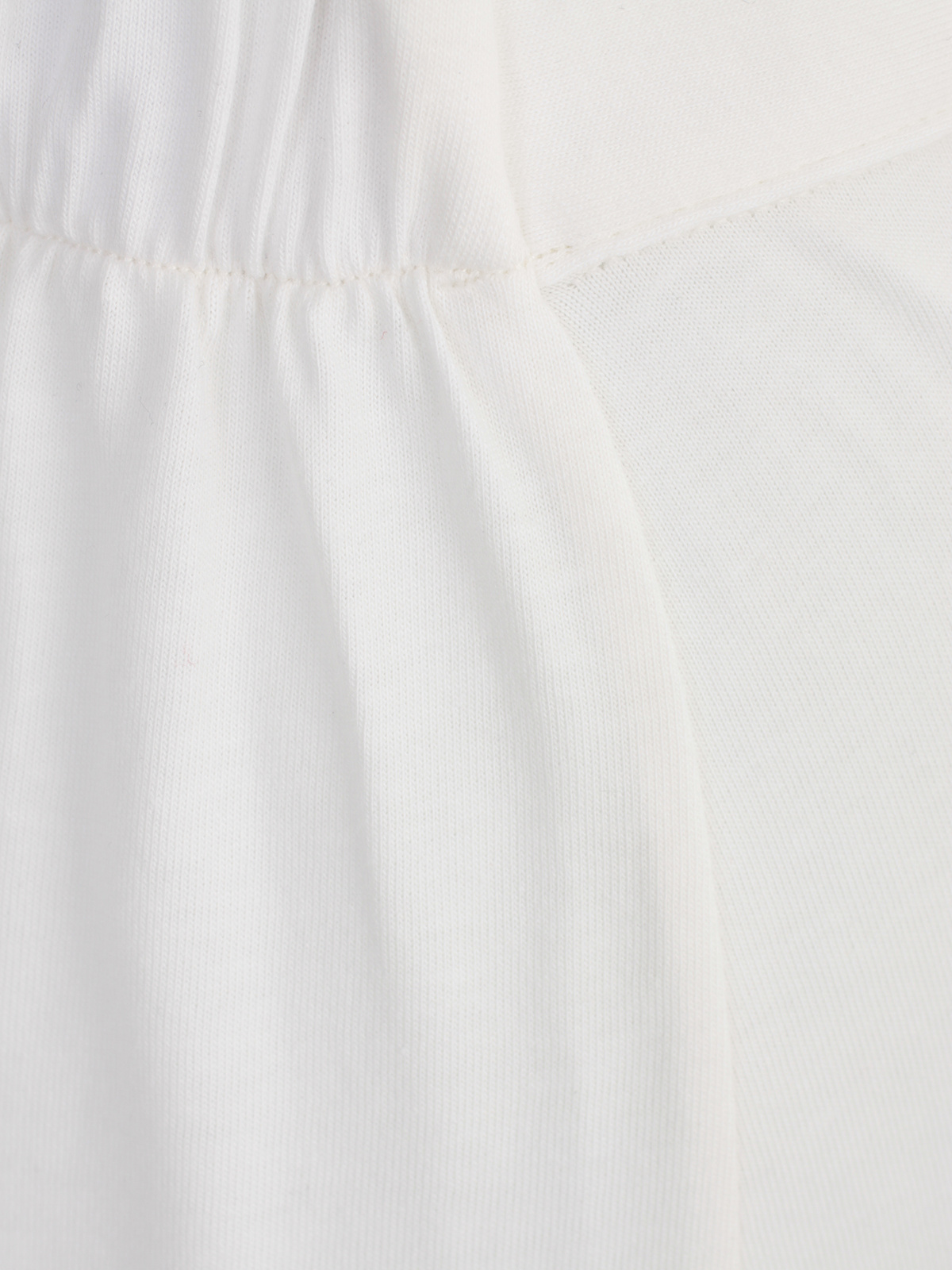Stefano Mortari Pantalone Cady Con Elastico Vita In White