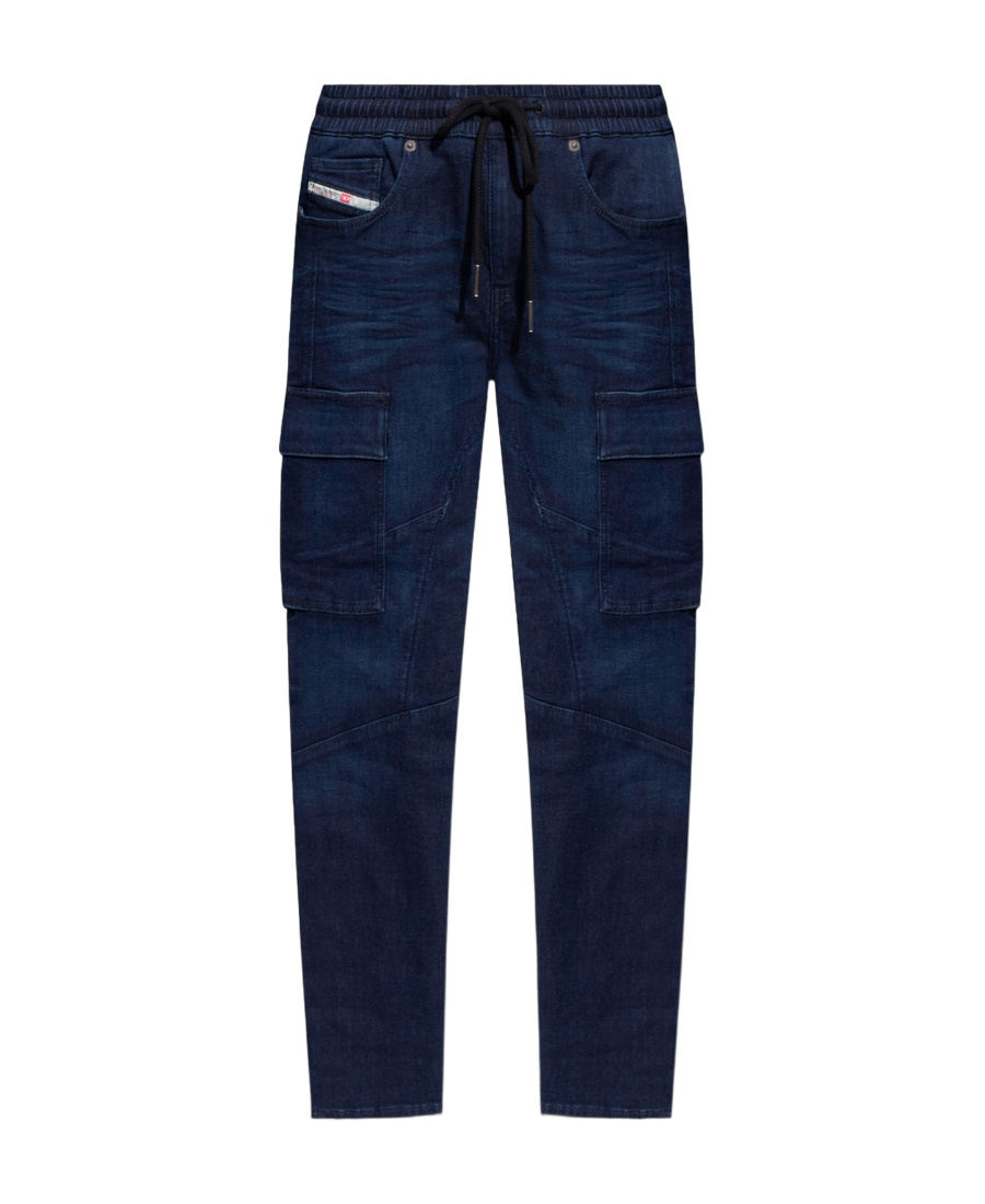 Shop Diesel D-ursy Track Slim-cut Jeans In Black