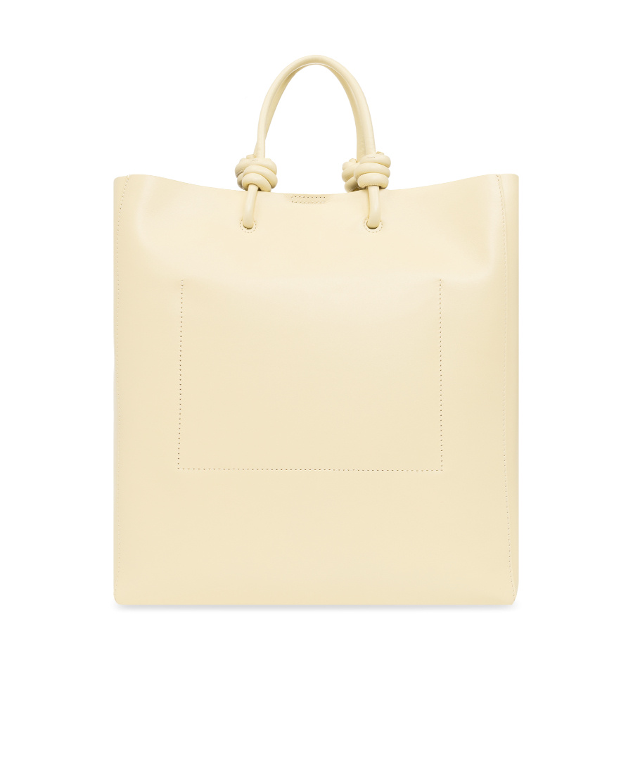Jil Sander Giro Leather Crossbody Bag In Nude