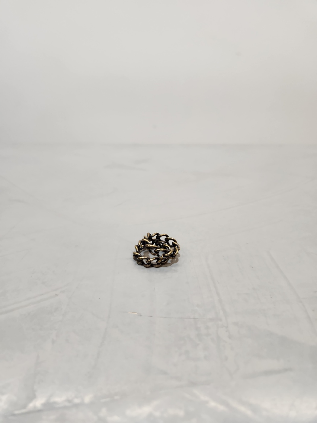 Dries Van Noten Chain Ring In Black
