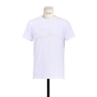 Dior Crew Neck Short-sleeved T-shirt In White