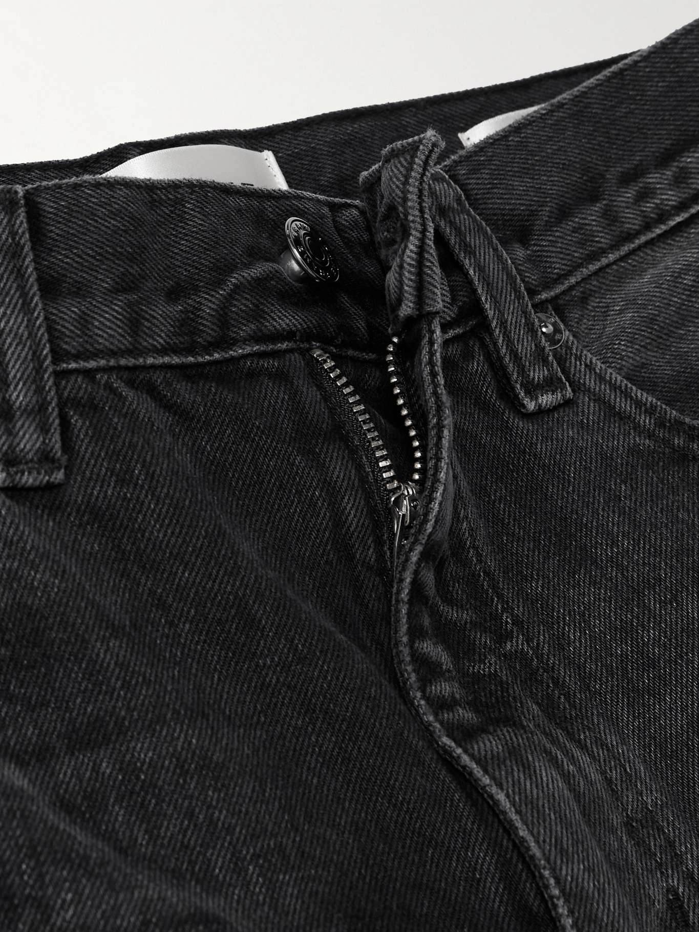 Frame The Loose Wide-leg Jeans In Black