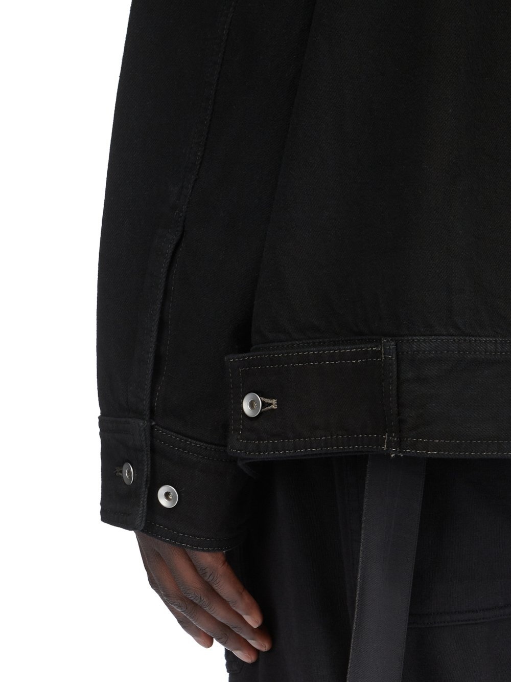Rick Owens Drkshdw Sphinx Jumbo Worker Jacket In Black