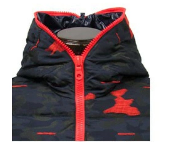 Hydrogen Hooded Camouflage Down Jacket In Black