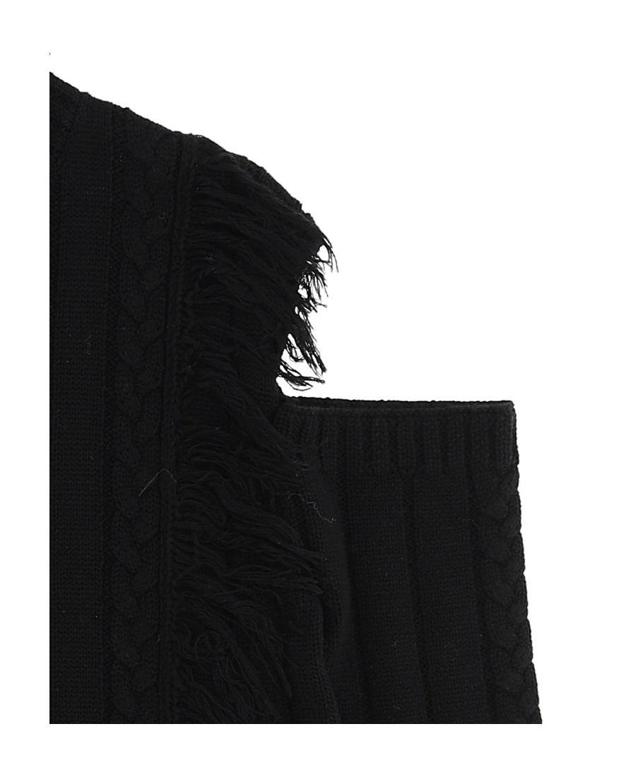 Monnalisa Blended Sweater In Black