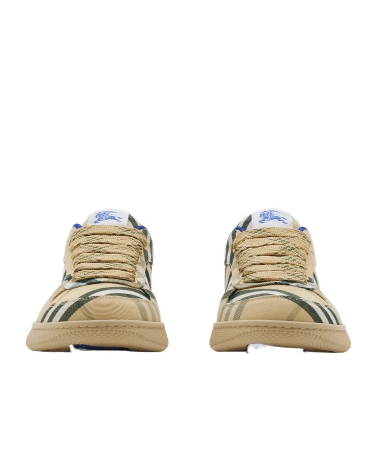 Burberry Women Embroidered Canvas Terrace Sneakers In Multi