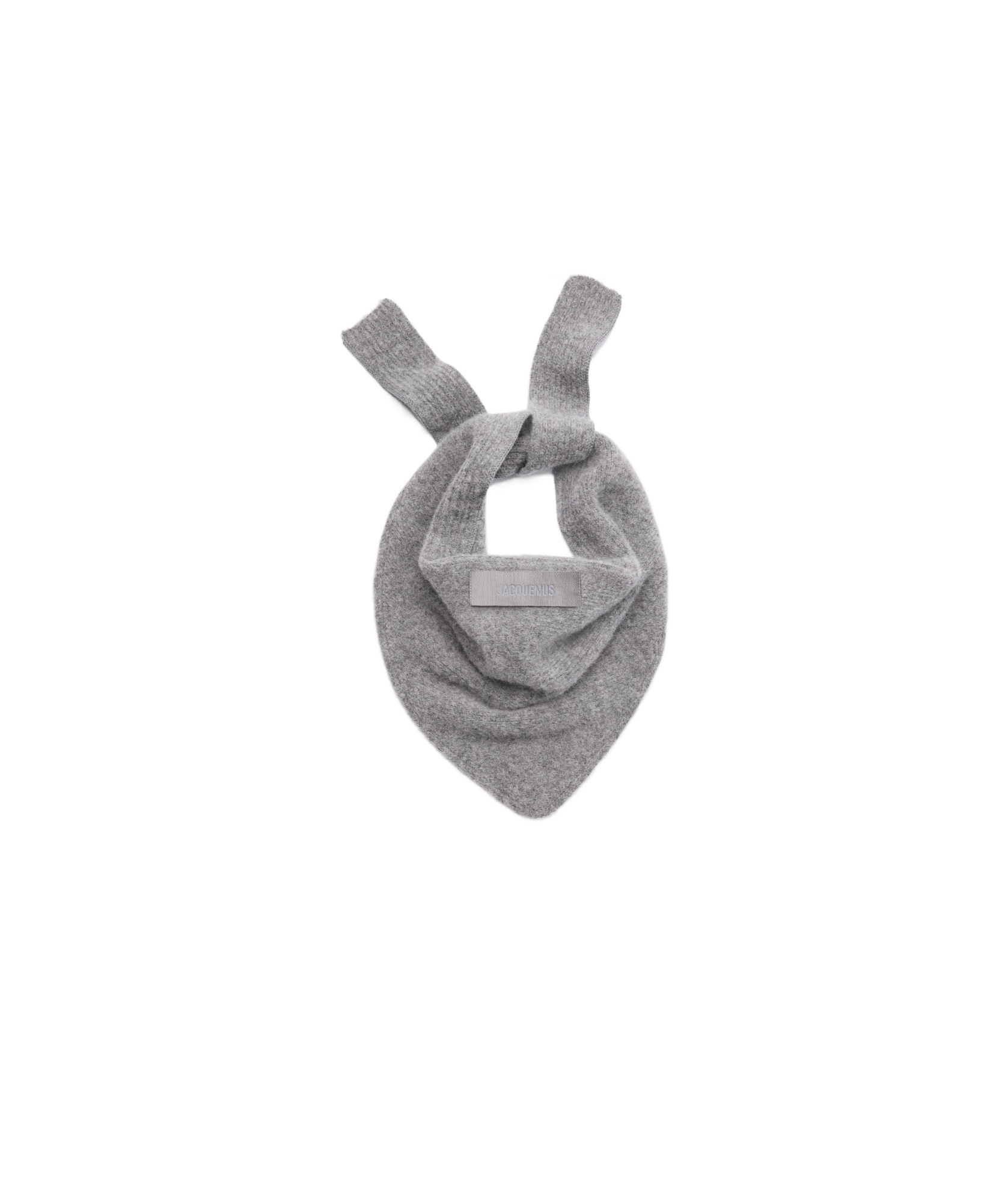 Jacquemus The Gros Grain Shawl In Gray