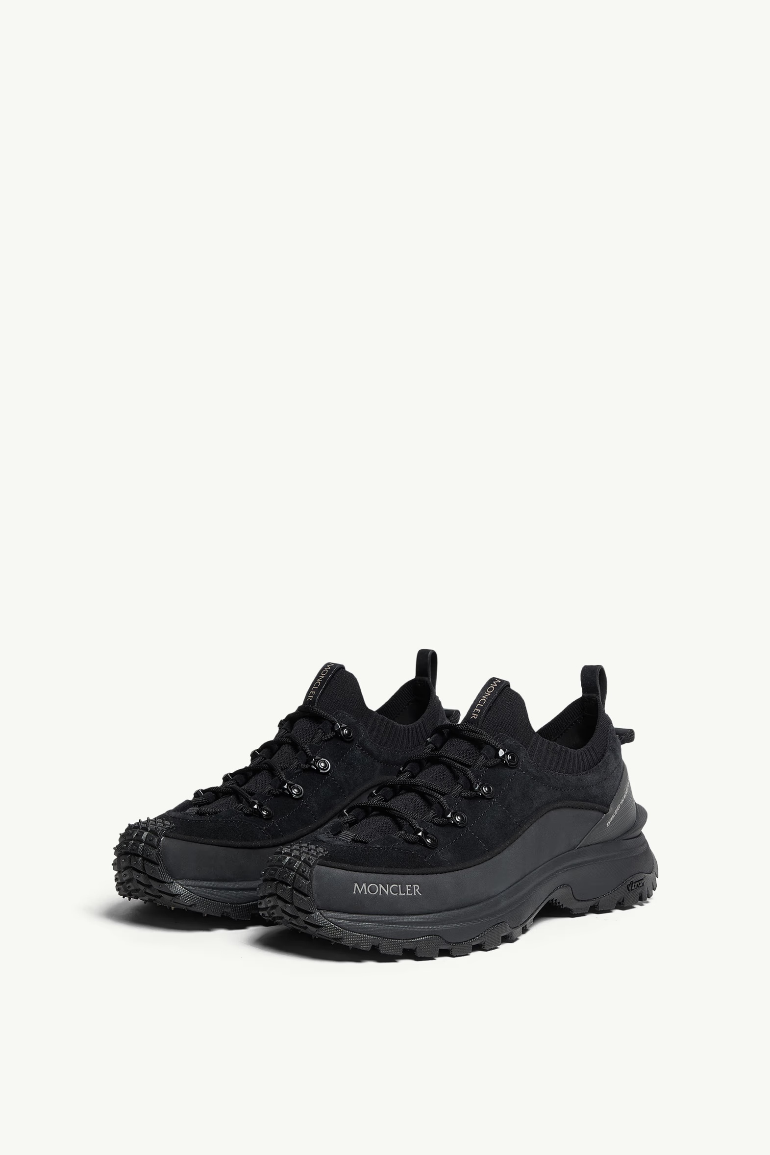 Moncler Sneaker Trailgrip Lite2 Black Men In Black