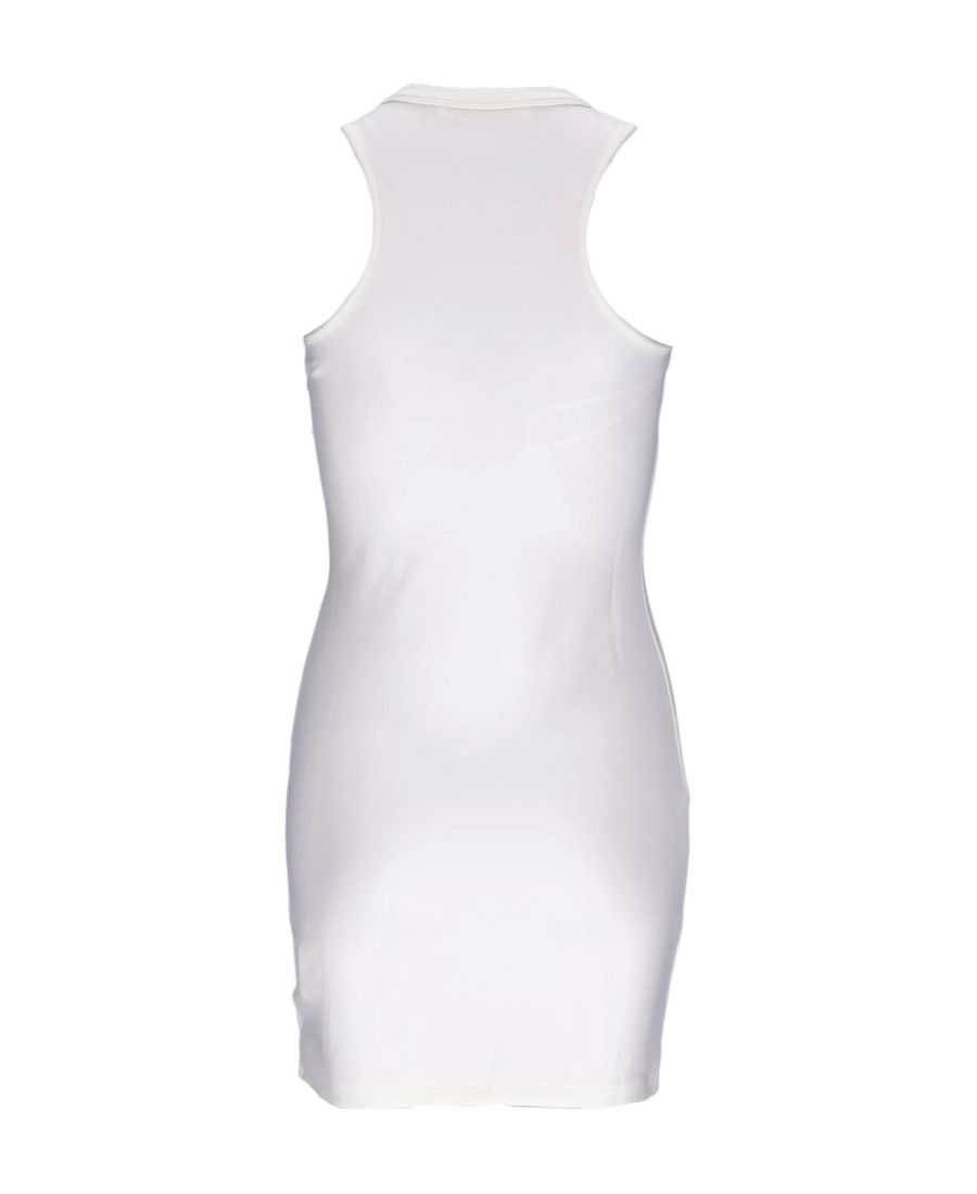 Off-white Sleek Rowing Logo-print Minidress In White
