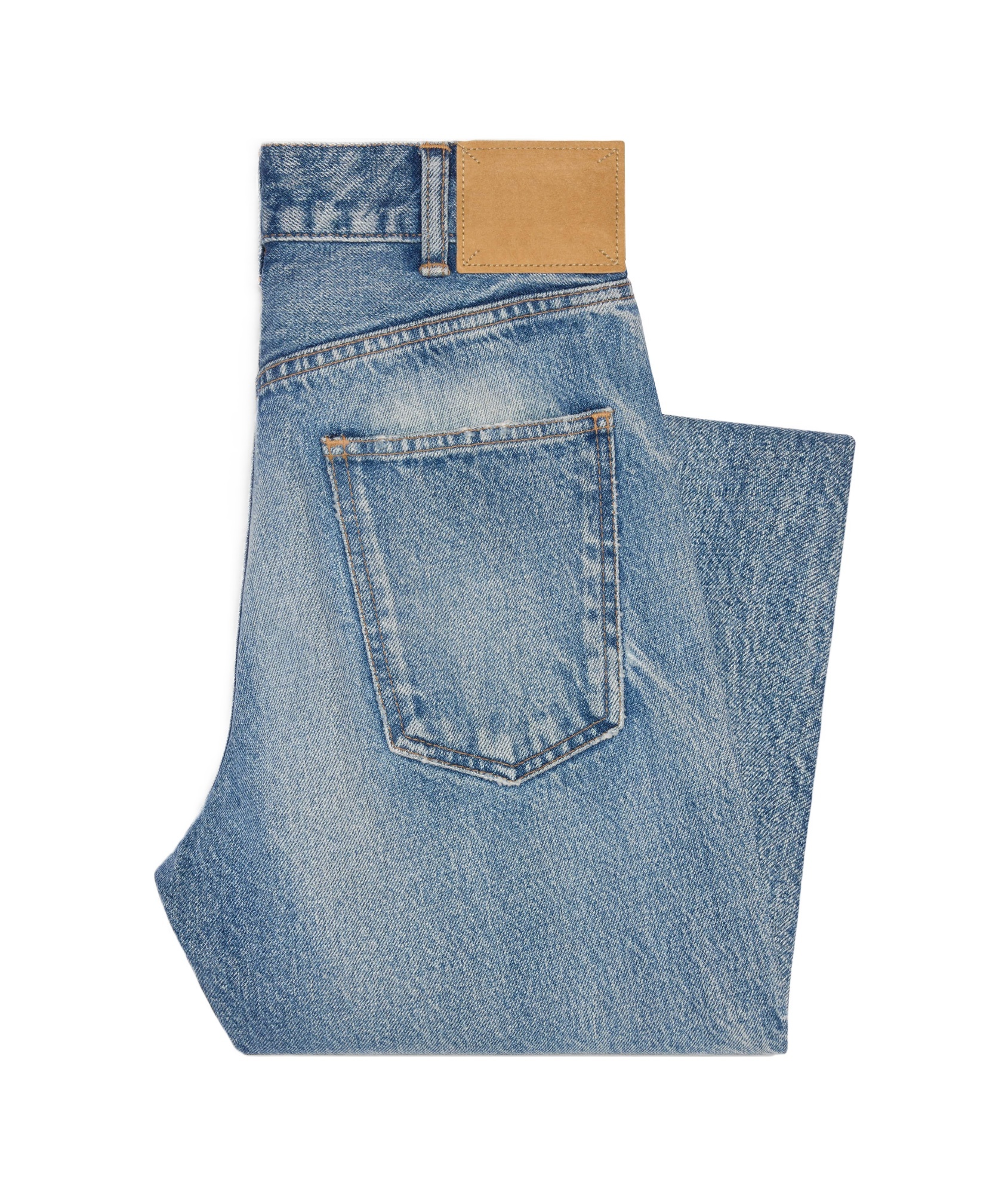 Celine Belt-loop Jeans In Blue